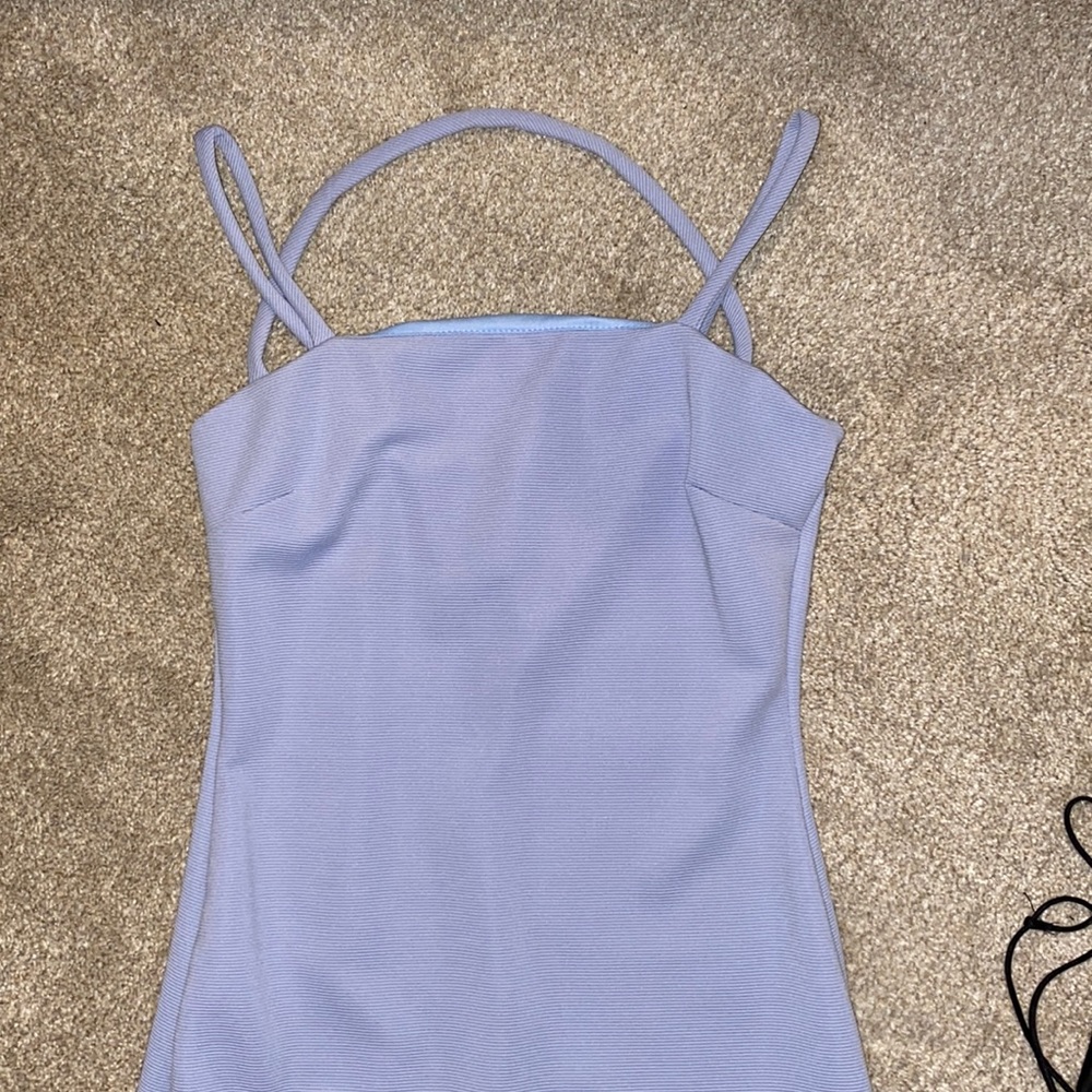 Fitted mini dress